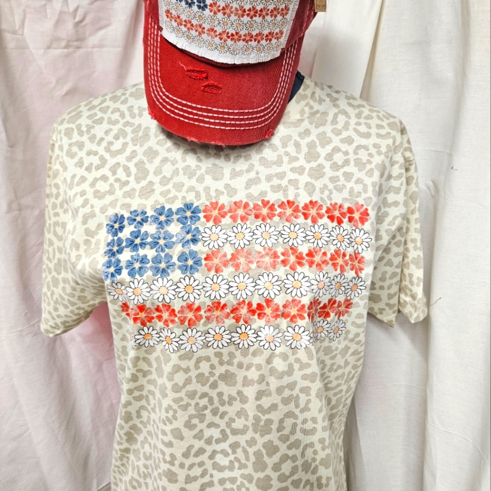 Flower Flag tee.